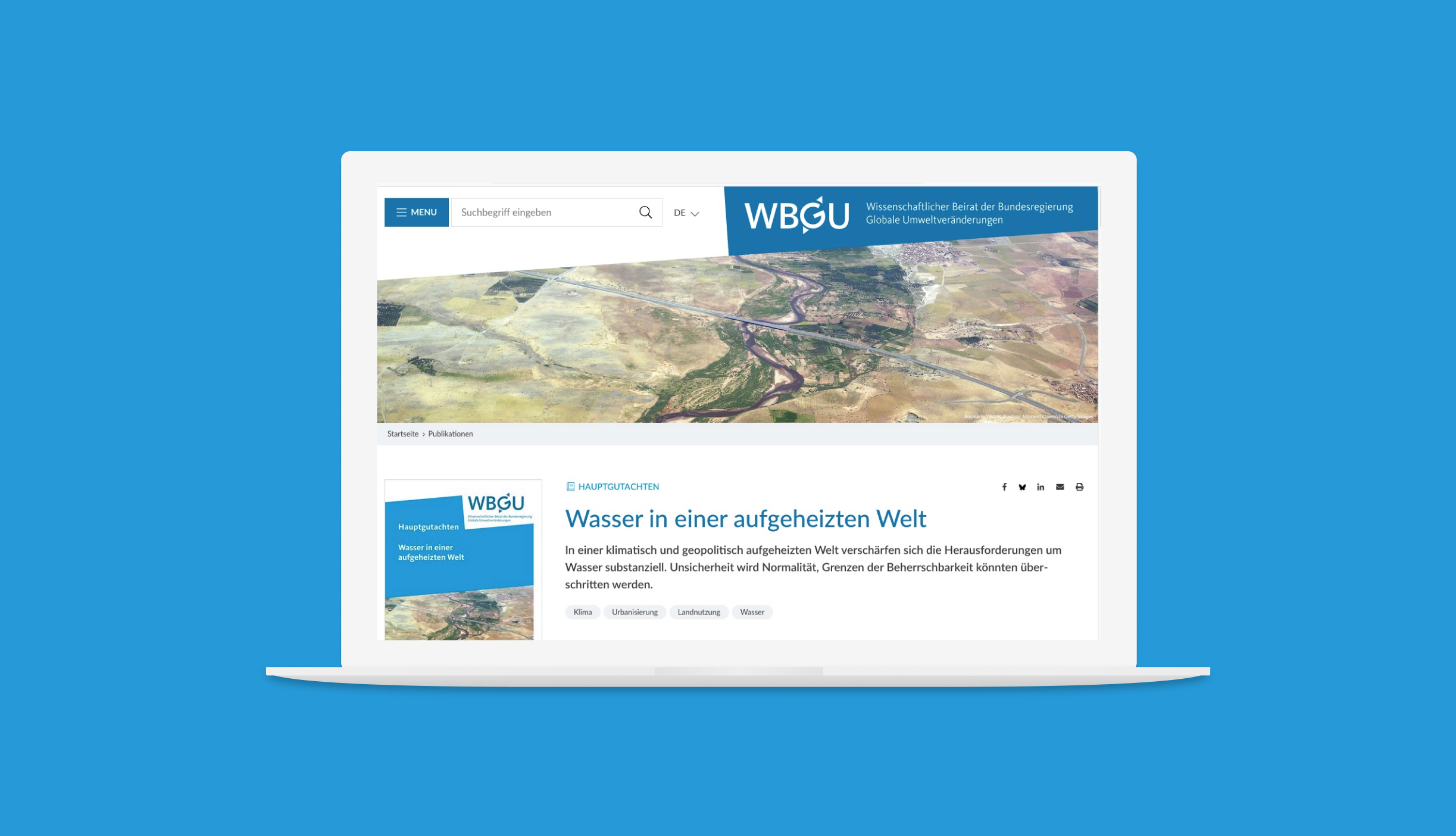 WBGU Verbands-Website TYPO3 Kombinat Case